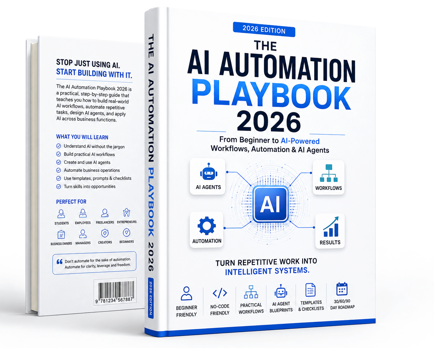 The AI Automation Playbook 2026 book cover